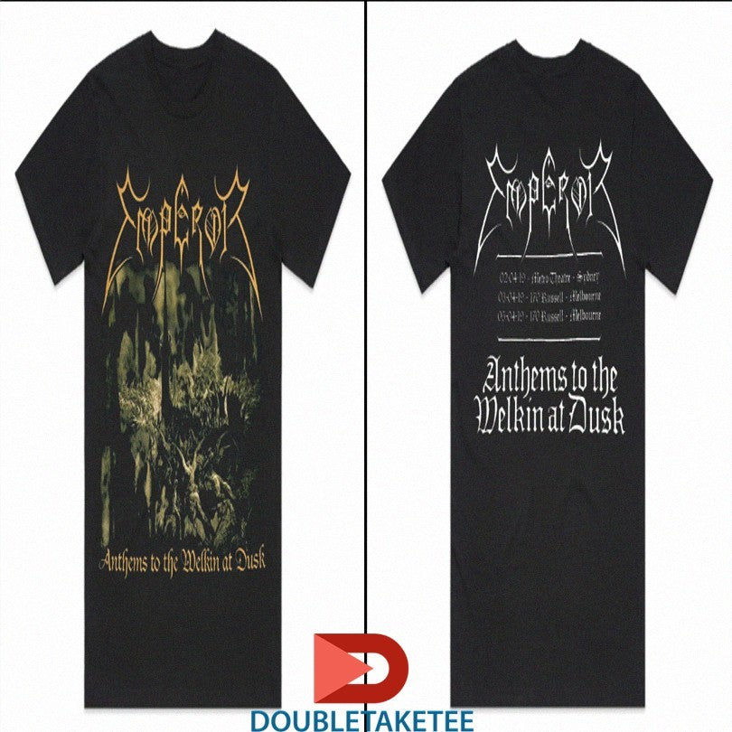 Official Emperor Anthems To The Welkin At Dusk Aus Tour 2019 Shirts Unisex , , , Long Sleeve Tee