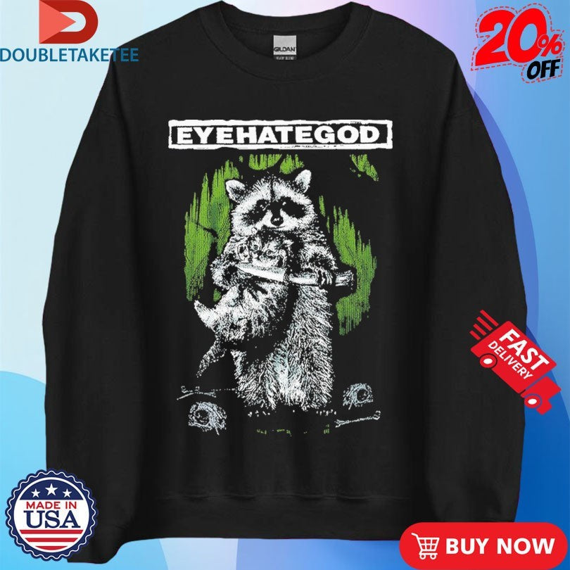 Official Eyehategod Southern Nihilism Raccoon Shirts Unisex , , , Long Sleeve Tee
