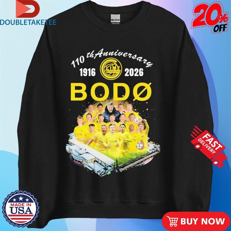 Official FK Bodo Glimt 110th 110th Anniversary 1916 2026 Shirts Unisex , , , Long Sleeve Tee