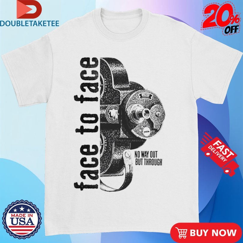 Official Face To Face No Way Out But Through Shirts Unisex , , , Long Sleeve Tee