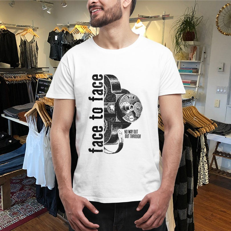Official Face To Face No Way Out But Through Shirts Unisex , , , Long Sleeve Tee