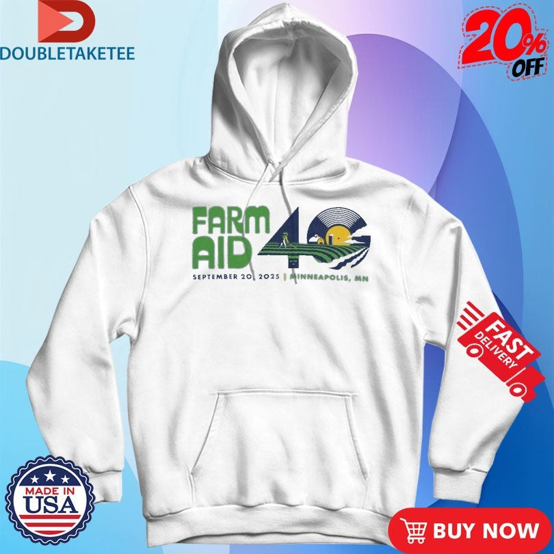 Official Farm Aid 40 Festival Logo Shirts Unisex , , , Long Sleeve Tee