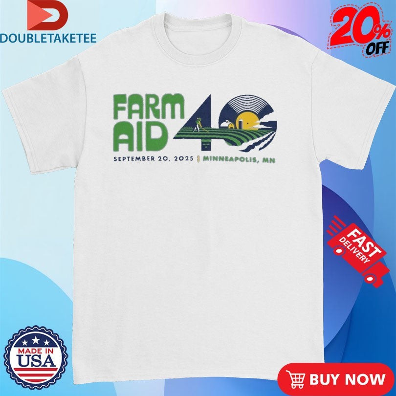 Official Farm Aid 40 Festival Logo Shirts Unisex , , , Long Sleeve Tee