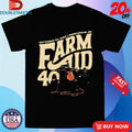 Official Farm Aid 40 Tractor Amp Minneapolis MN Shirts Unisex , , , Long Sleeve Tee