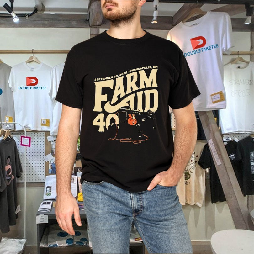 Official Farm Aid 40 Tractor Amp Minneapolis MN Shirts Unisex , , , Long Sleeve Tee