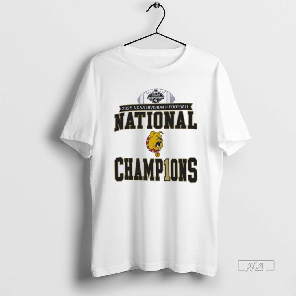 Official Ferris State Bulldogs 2025 Ncaa Dii Football National Champions