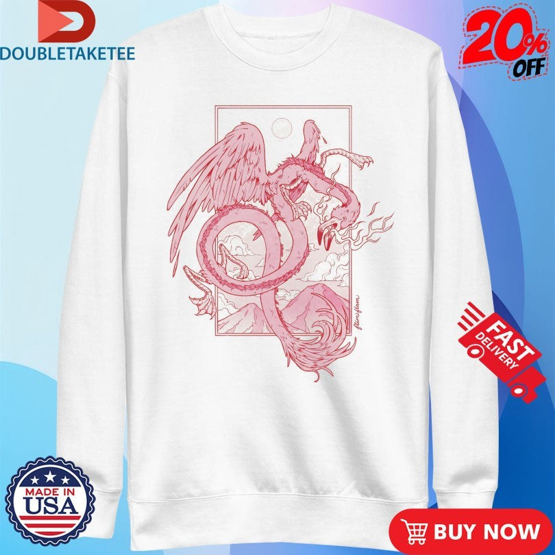 Official FlimFlam Flamingo Dragon Shirts Unisex , , , Long Sleeve Tee