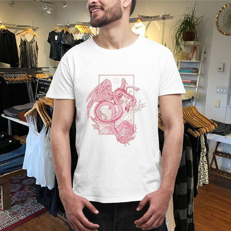 Official FlimFlam Flamingo Dragon Shirts Unisex , , , Long Sleeve Tee