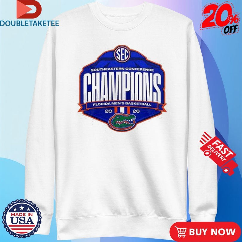 Official Florida Gators SEC 2026 Men’s Basketball Champions Shirts Unisex , , , Long Sleeve Tee