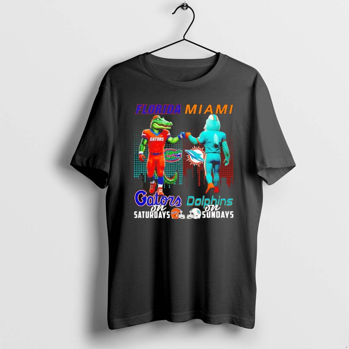 Official Florida Gators Saturdays Miami Dolphins Sundays Mascot Chriast
