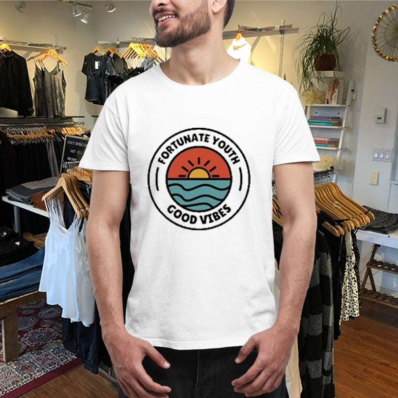 Official Fortunate Youth Good Vibes Circle Shirts Unisex , , , Long Sleeve Tee