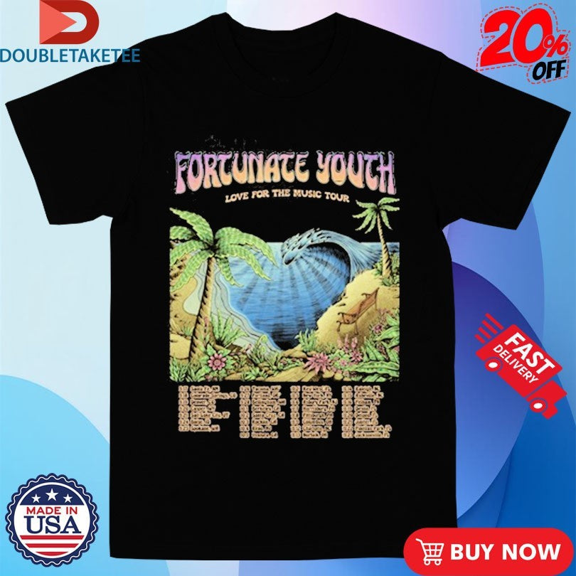 Official Fortunate Youth Love For The Music Tour 2025 Dates Shirts Unisex , , , Long Sleeve Tee