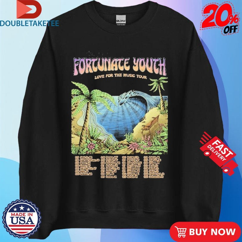 Official Fortunate Youth Love For The Music Tour 2025 Dates Shirts Unisex , , , Long Sleeve Tee