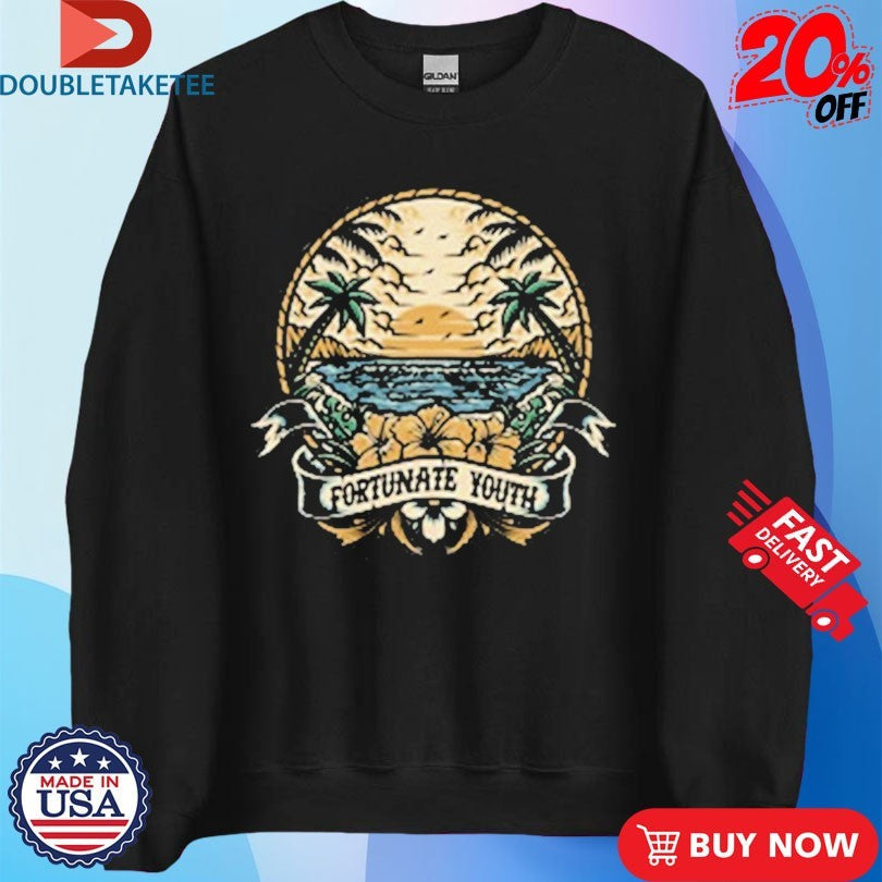 Official Fortunate Youth Slate Shirts Unisex , , , Long Sleeve Tee