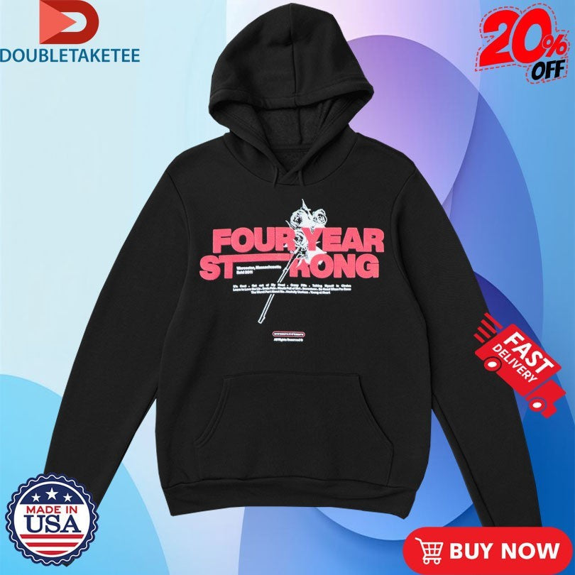 Official Four Year Strong Rose Tracklist Shirts Unisex , , , Long Sleeve Tee
