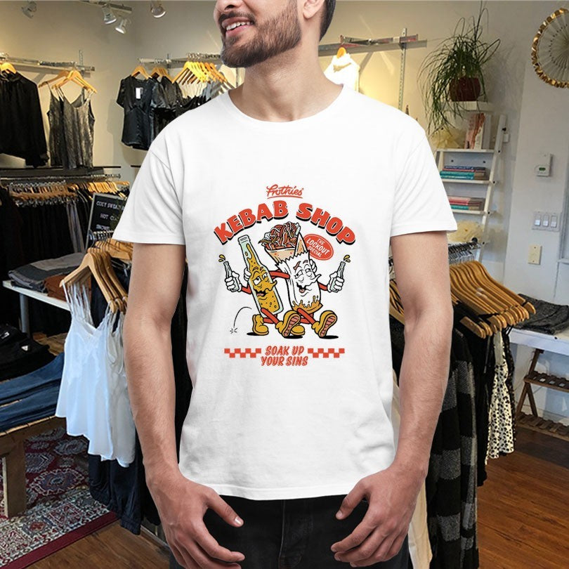 Official Frothies Kebab Shop Soak Up Your Sins Shirts Unisex , , , Long Sleeve Tee