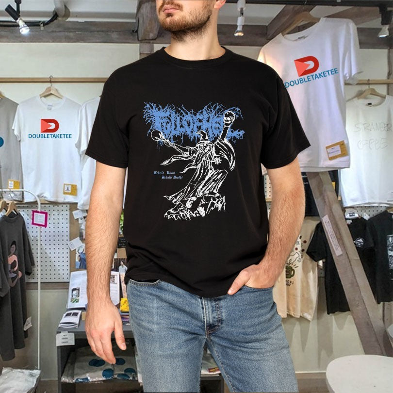 Official Full Of Hell Behold Ruin Behold Death Wizard Skulls Shirts Unisex , , , Long Sleeve Tee