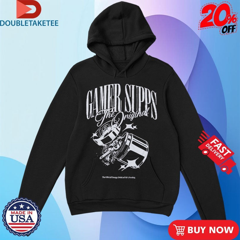 Official Gamer Supps The Energy Drink Of Shit Posting Shirts Unisex , , , Long Sleeve Tee