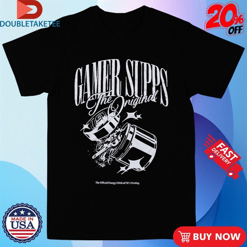 Official Gamer Supps The Energy Drink Of Shit Posting Shirts Unisex , , , Long Sleeve Tee
