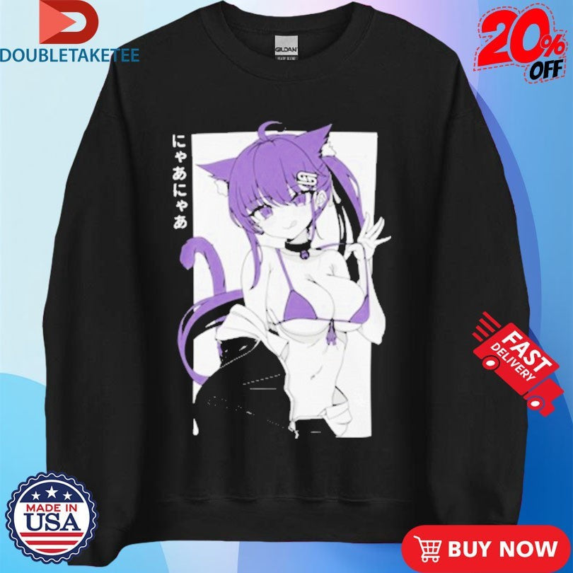 Official Gamer Supps Waifu S3.4 Nya! Shirts Unisex , , , Long Sleeve Tee