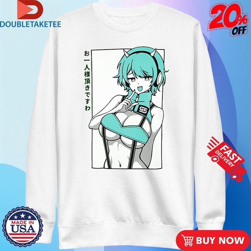 Official Gamer Supps Waifu S3.5 Bashful! Shirts Unisex , , , Long Sleeve Tee
