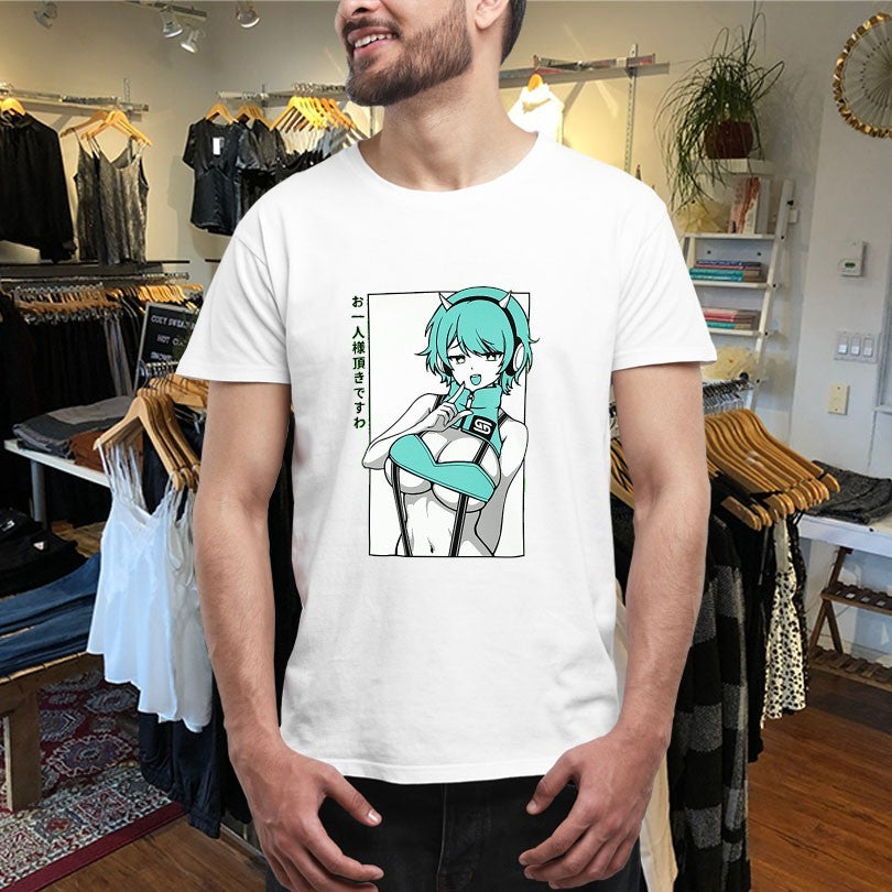 Official Gamer Supps Waifu S3.5 Bashful! Shirts Unisex , , , Long Sleeve Tee
