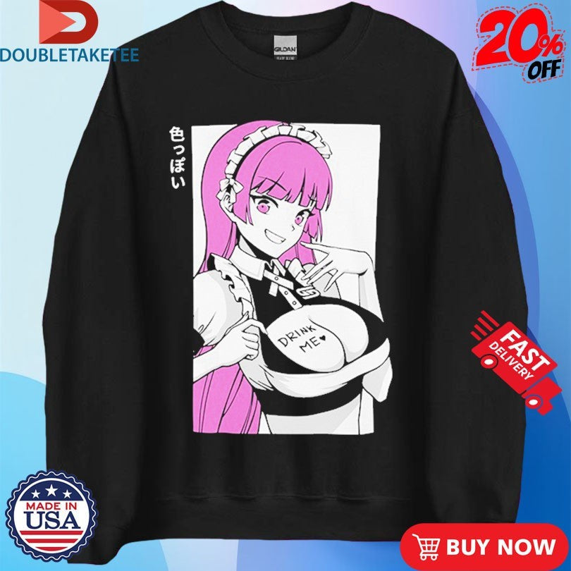 Official Gamer Supps Waifu S3.8 Milkers Drink Me Shirts Unisex , , , Long Sleeve Tee