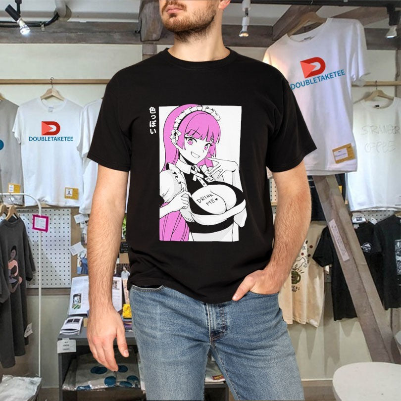 Official Gamer Supps Waifu S3.8 Milkers Drink Me Shirts Unisex , , , Long Sleeve Tee