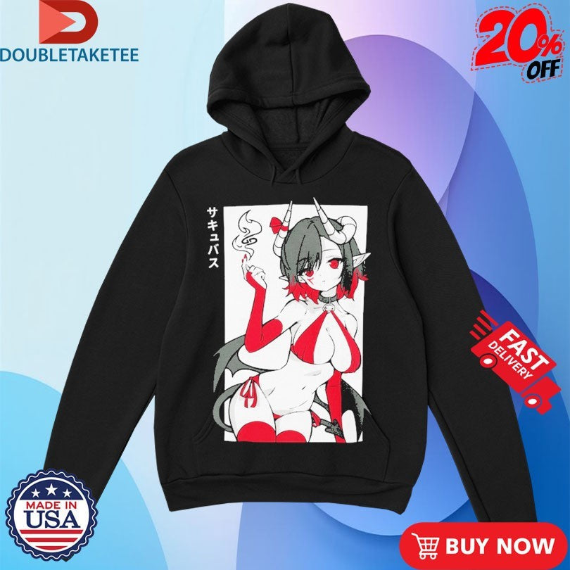 Official Gamer Supps Waifu S4.11 Succubus Shirts Unisex , , , Long Sleeve Tee