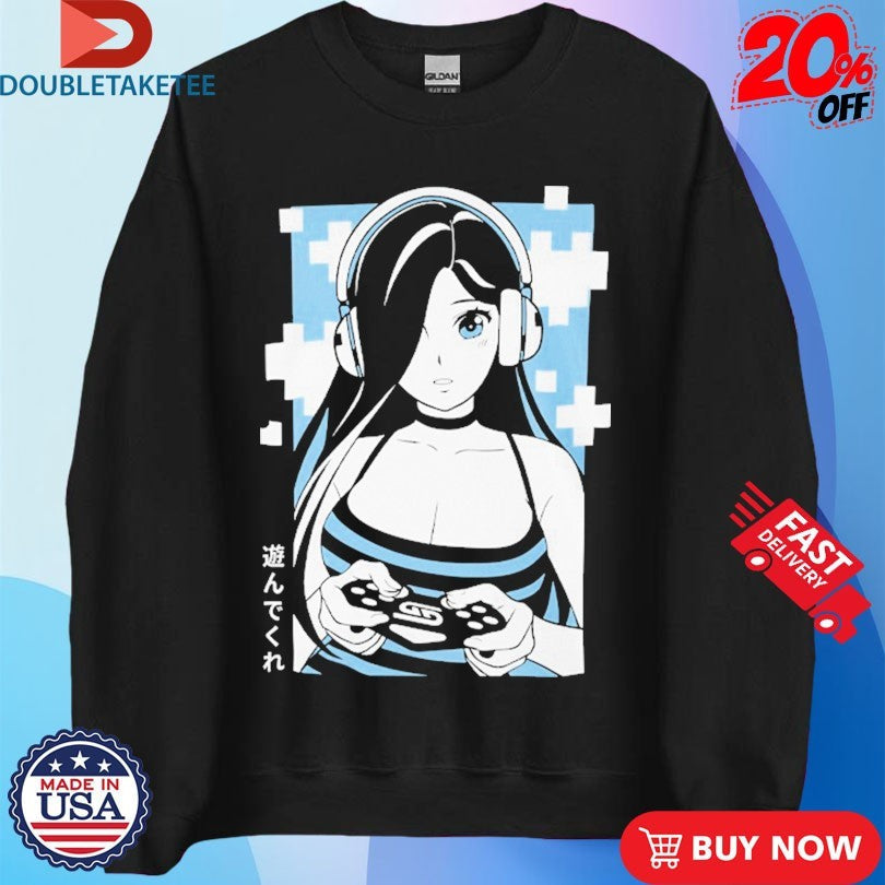 Official Gamer Supps Waifu S4.4 Gamer Girl Shirts Unisex , , , Long Sleeve Tee