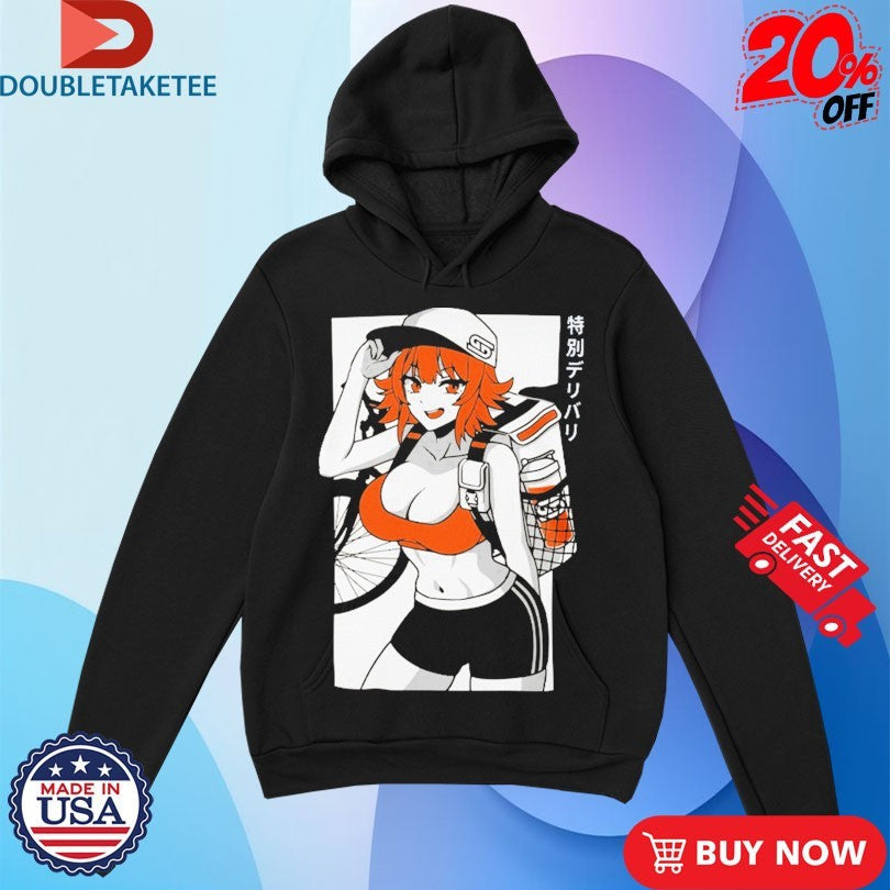 Official Gamer Supps Waifu S4.7 Delivery Girl Shirts Unisex , , , Long Sleeve Tee