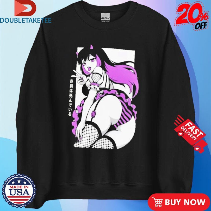 Official GamerSupps X Goblin Garbage Waifu Shirts Unisex , , , Long Sleeve Tee