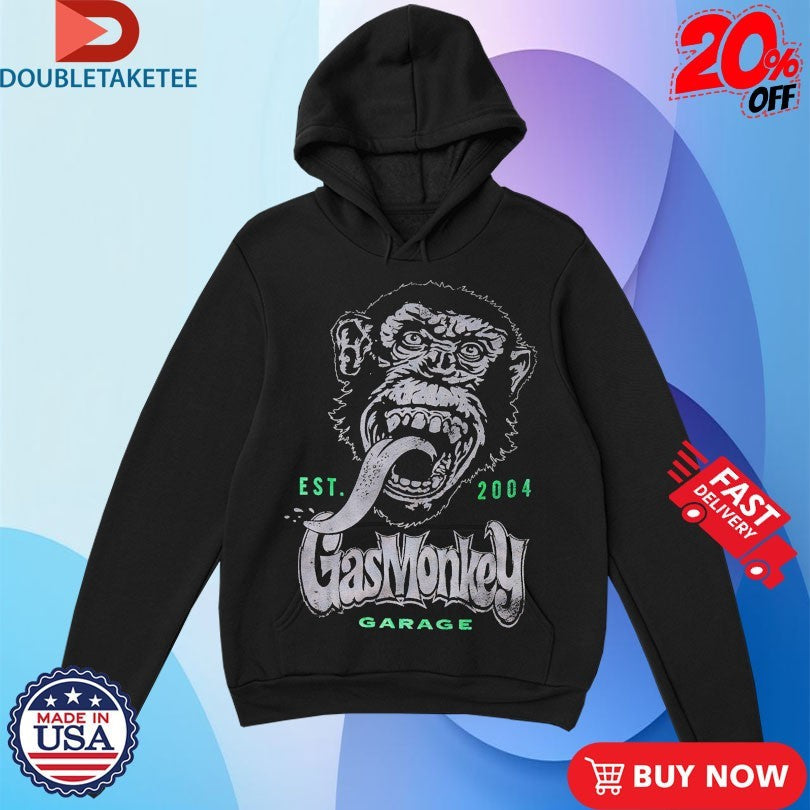 Official Gas Monkey Garage Monkey Est 2004 Shirts Unisex , , , Long Sleeve Tee
