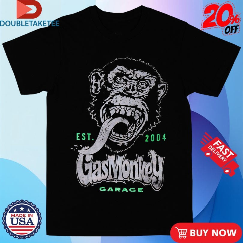 Official Gas Monkey Garage Monkey Est 2004 Shirts Unisex , , , Long Sleeve Tee