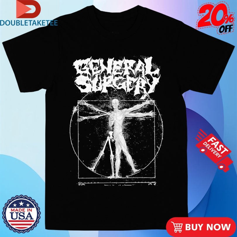Official General Surgery Vitruvian Anatomy Shirts Unisex , , , Long Sleeve Tee