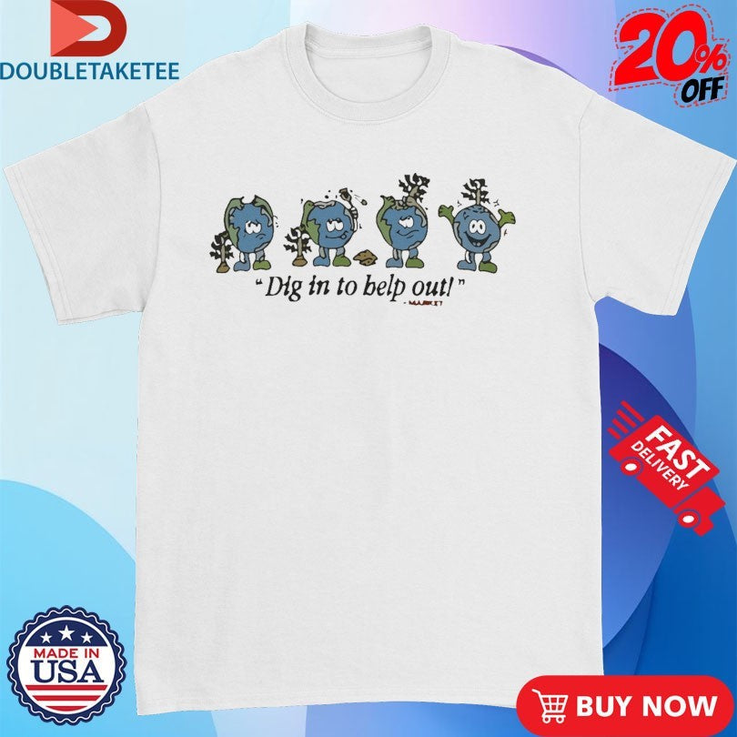 Official George Pickens Dig In To Help Out Shirts Unisex , , , Long Sleeve Tee