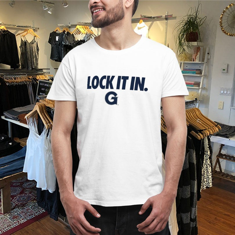 Official Georgetown Hoyas Tide Lock It In Shirts Unisex , , , Long Sleeve Tee