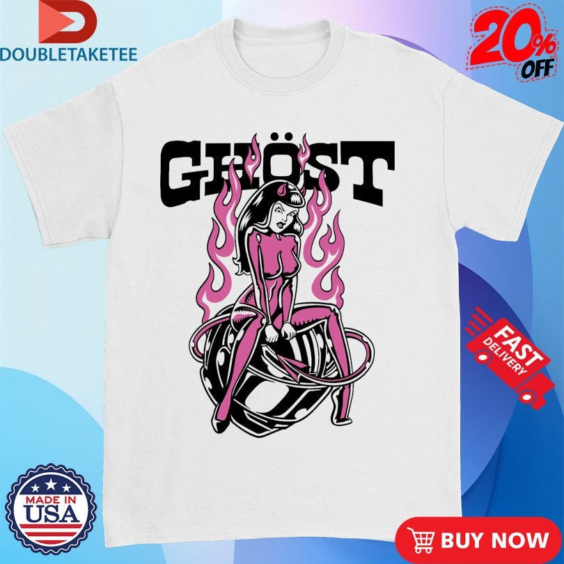Official Ghost Racing Girl Helmet Shirts Unisex , , , Long Sleeve Tee