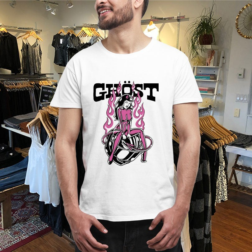 Official Ghost Racing Girl Helmet Shirts Unisex , , , Long Sleeve Tee