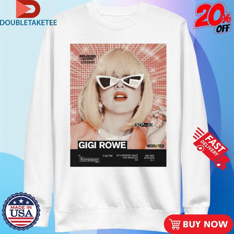Official Gigi Rowe x Breaking Sound Shirts Unisex , , , Long Sleeve Tee
