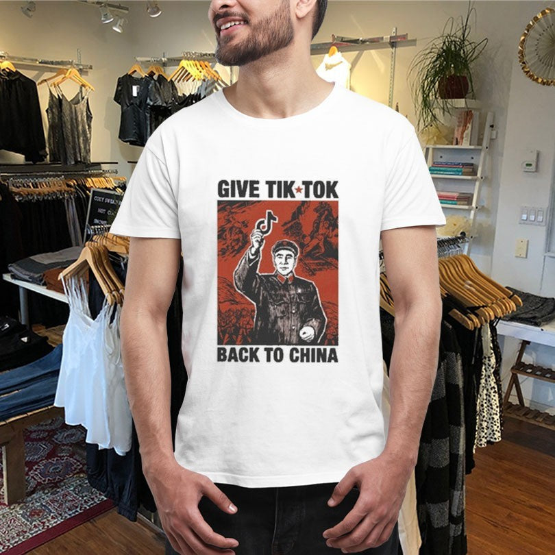 Official Give Tik Tok Tech Back To China Shirts Unisex , , , Long Sleeve Tee