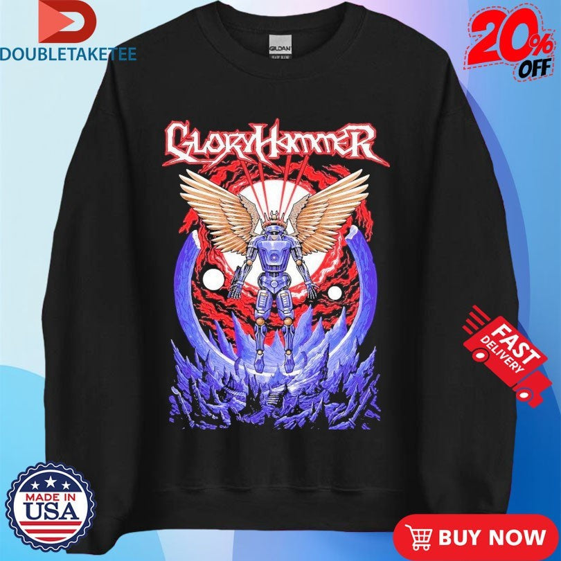 Official Gloryhammer Robot Prince Of Auchtertool Shirts Unisex , , , Long Sleeve Tee