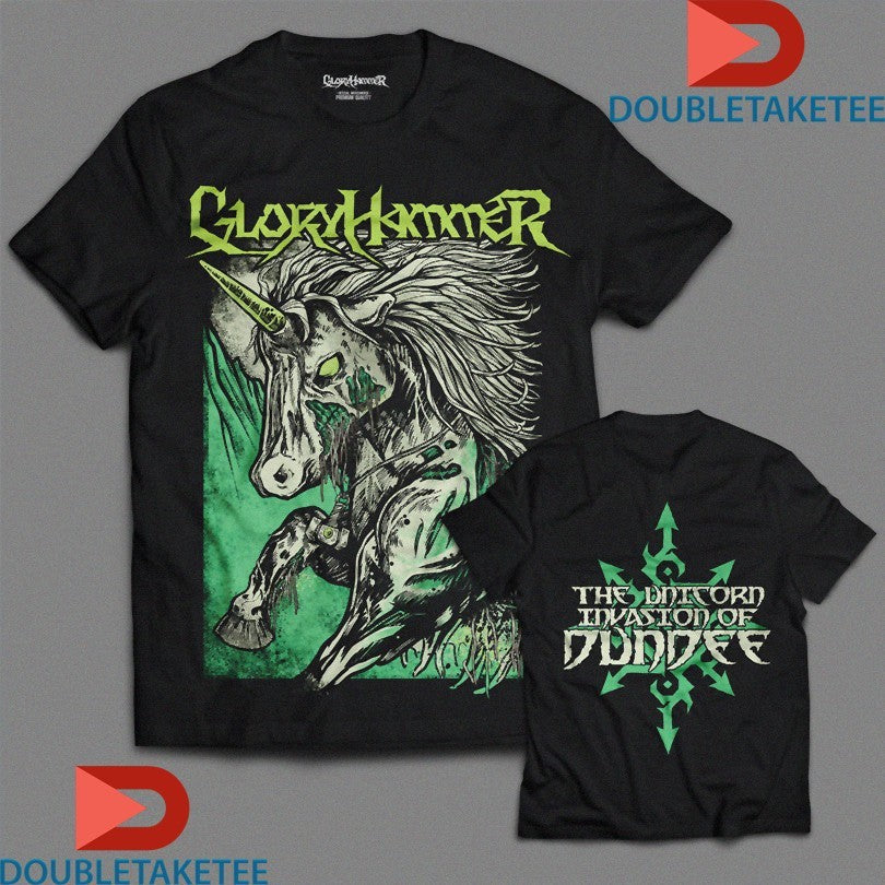 Official Gloryhammer The Invasion Of Dundee Unicorn Shirts Unisex , , , Long Sleeve Tee