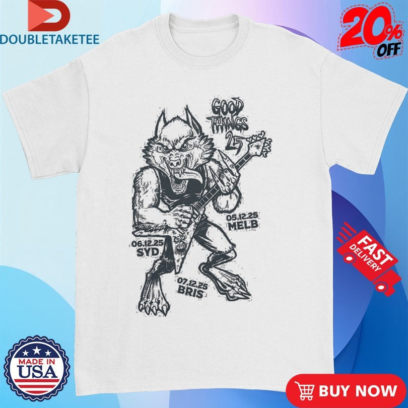 Official Good Things Wolfman Guitar Rock Shirts Unisex , , , Long Sleeve Tee