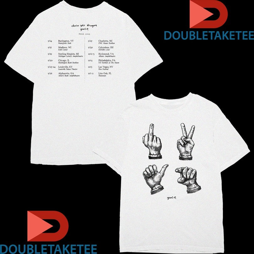 Official Goose Chain Yer Dragon Tour Fall 2025 Shirts Unisex , , , Long Sleeve Tee