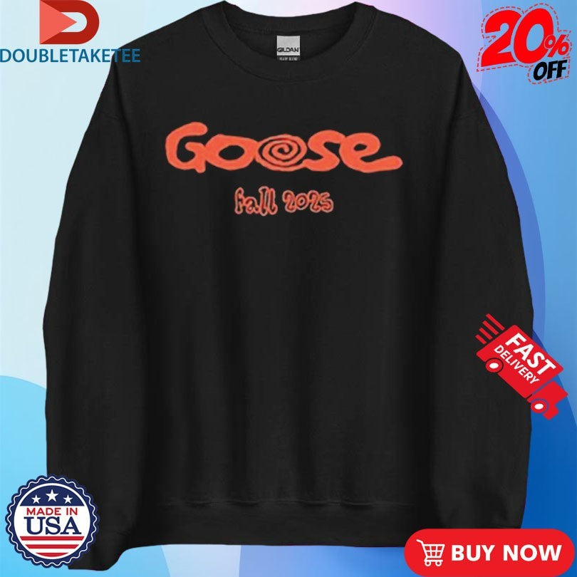 Official Goose Fall 2025 Swirl Shirts Unisex , , , Long Sleeve Tee