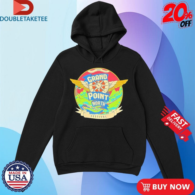 Official Grand Point North Festival 2024 Shirts Unisex , , , Long Sleeve Tee