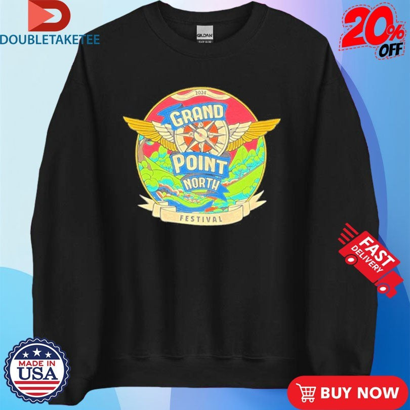 Official Grand Point North Festival 2024 Shirts Unisex , , , Long Sleeve Tee