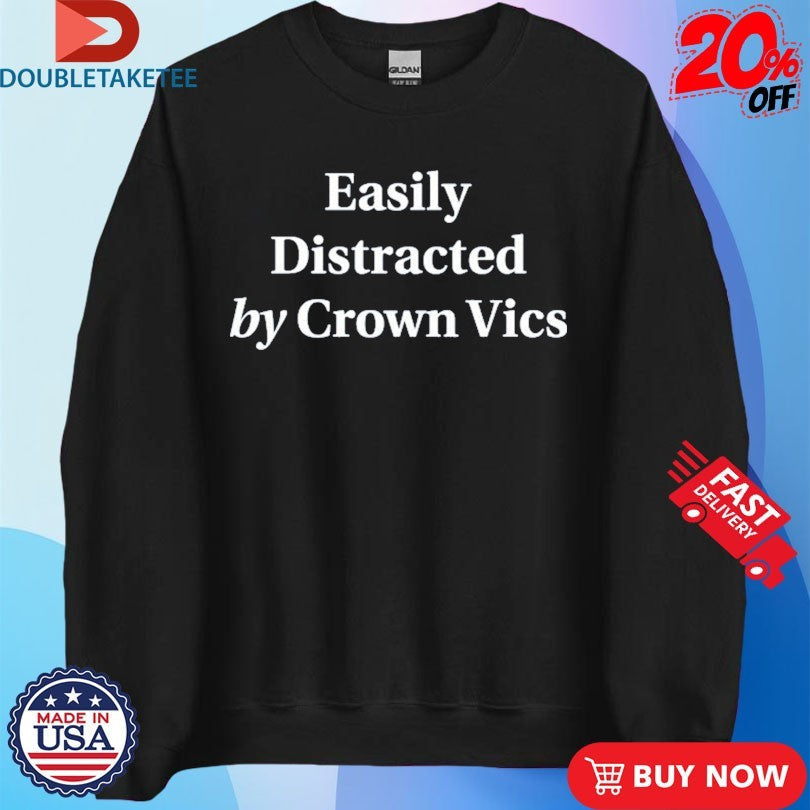 Official Greg Biffle Easily Distracted By Crown Vics Shirts Unisex , , , Long Sleeve Tee