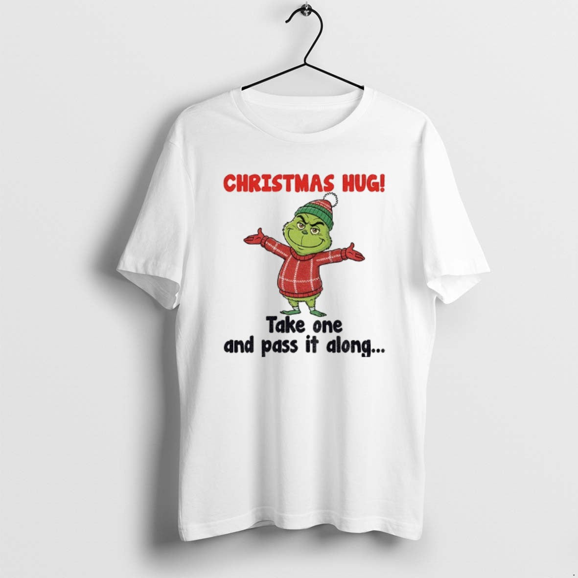 Official Grinch Hug Take One Pass Along Merry Xmas